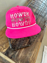 Howdy Repeat on Pink Vibes Rope Hat
